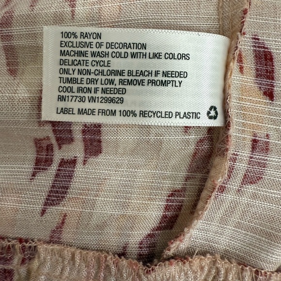 Pink Maxi Dress Southwestern Print Large Knox Rose NWOT - Picture 6 of 12